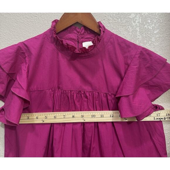 Anthropologie Maeve Ophelia Babydoll Tunic Pink Size S - Picture 6 of 8